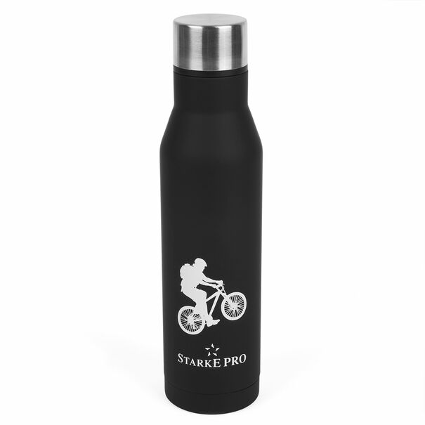 Butelka termiczna Starke Pro Explorer 500 ml czarna ze stali nierdzewnej
