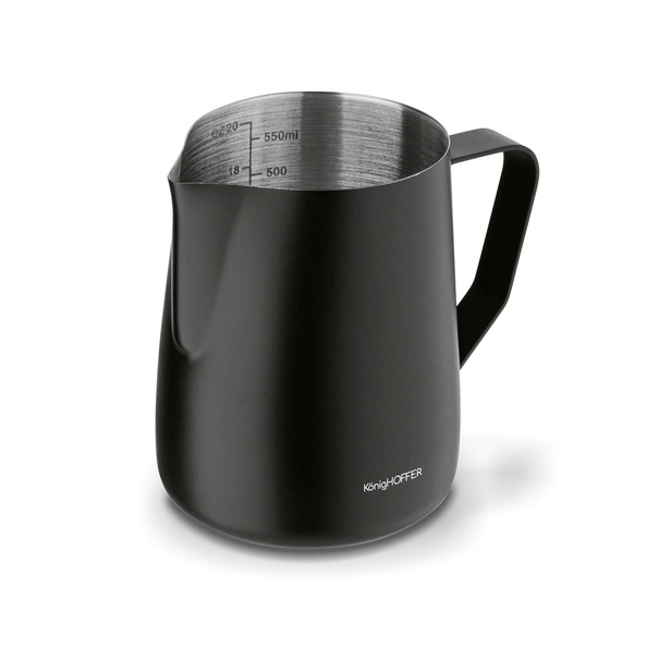 Dzbanek do spieniania mleka mlecznik Konighoffer Barista 600 ml czarny