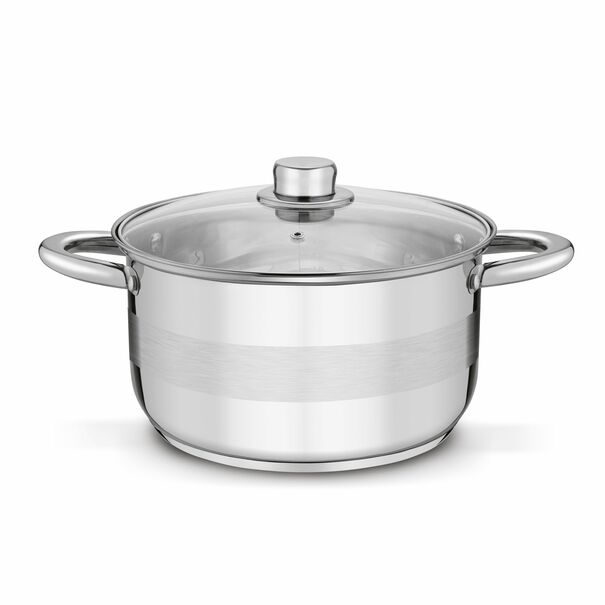 Garnek ze stali nierdzewnej Tadar Luzon 5,7 l z pokrywką