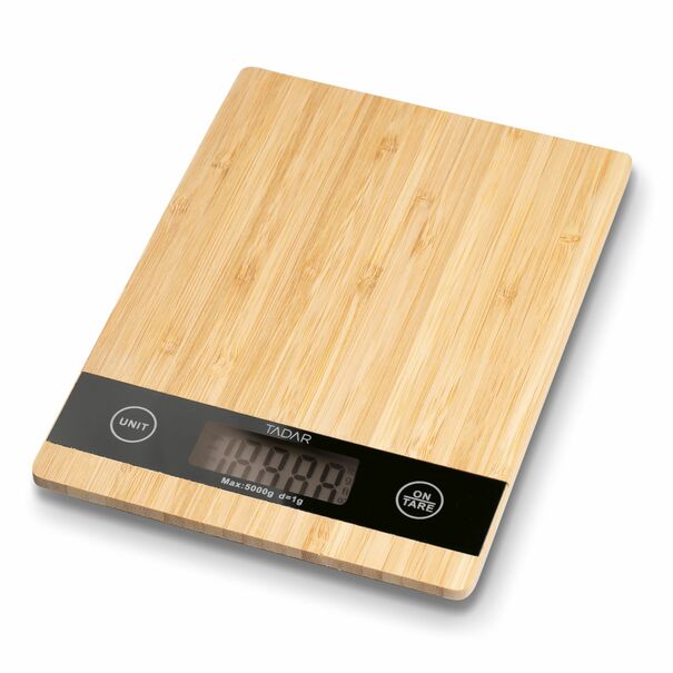 Waga kuchenna elektroniczna Tadar Bambus 5 kg
