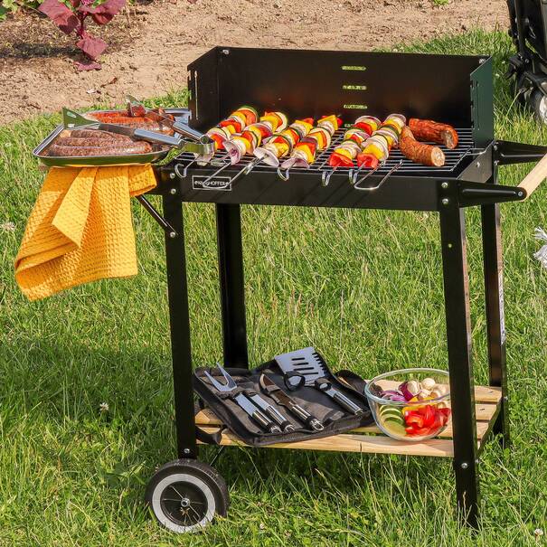 Akcesoria do grilla w torbie Konighoffer BBQ Chef 12 element&oacute;w