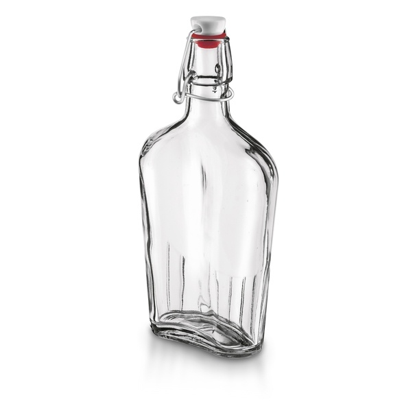 Butelka płaska z klipsem Tadar 450 ml