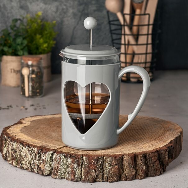 French Press Tadar Lovely 0,8 l szary