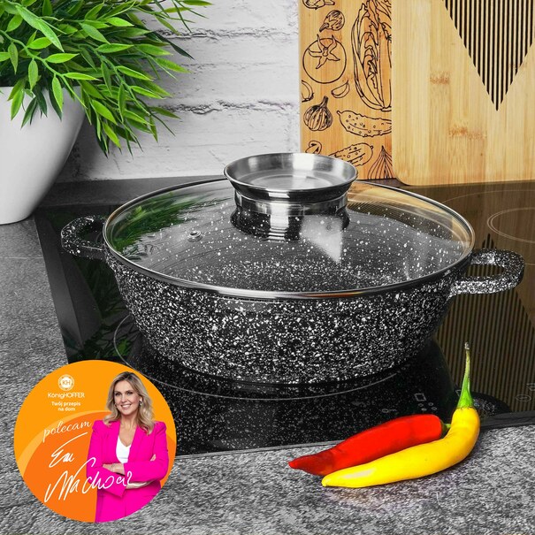 Garnek ceramiczny z aromatyzerem Konighoffer Kingstone 3 l na indukcję