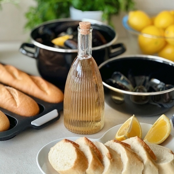 Karafka szklana z korkiem Tadar Liso 480 ml