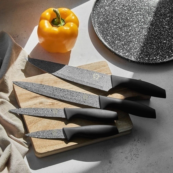 Komplet noży Konighoffer Grey Stone Marble 4 elementy