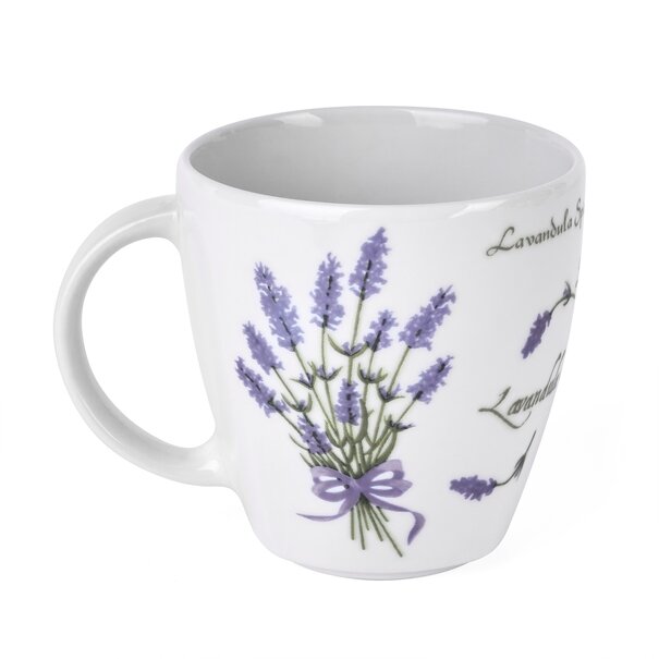 Kubek do kawy i herbaty porcelanowy Lubiana Victoria Lawenda 300 ml