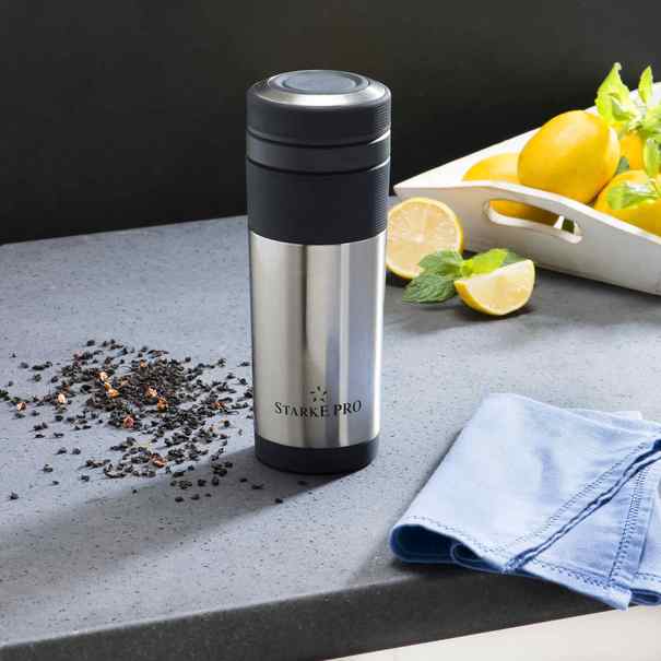 Kubek termiczny z sitkiem Starke Pro Traveler 400 ml