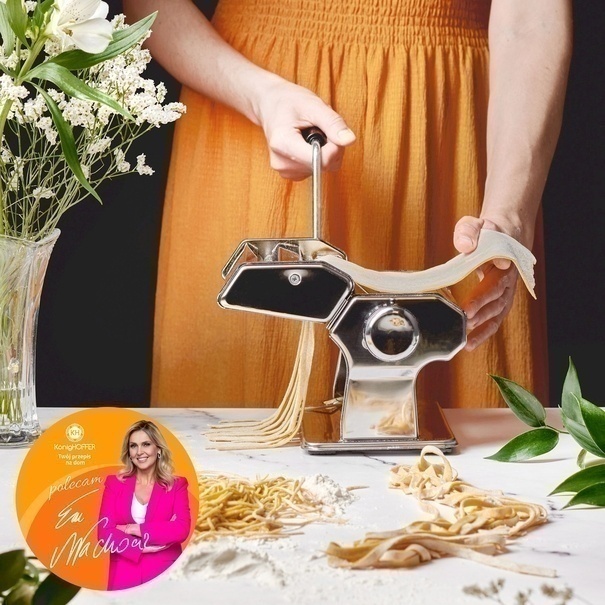 Maszynka do makaronu domowego i ravioli Konighoffer Pasta ręczna