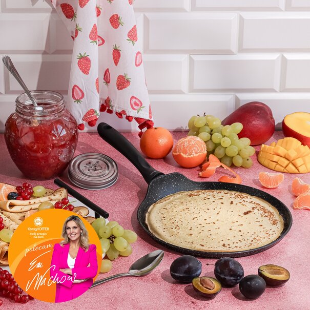 Patelnia do naleśnik&oacute;w na indukcję Konighoffer Pollo 24 cm