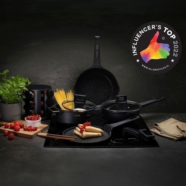 Patelnia do naleśnik&oacute;w na indukcję Starke Pro Taylor Marble 25 cm