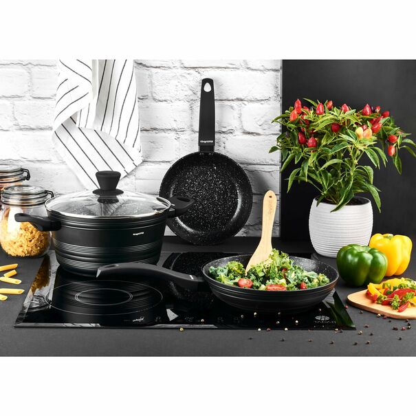 Patelnia nieprzywierająca z powłoką marmurową na indukcję Konighoffer Willow 28 cm