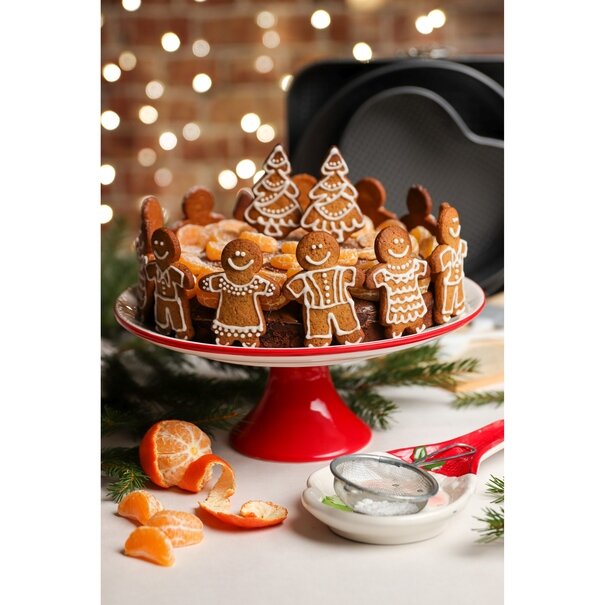 Patera na ciasto ceramiczna bożonarodzeniowa Tadar Christmas 27,2 x 11 cm