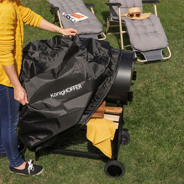 Pokrowiec na grill wodoodporny Konighoffer BBQ 90 x 50 x 94 cm