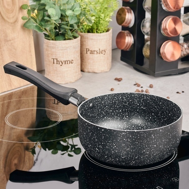 Rondel marmurkowy non-stick Tadar Marmara Black 16 cm