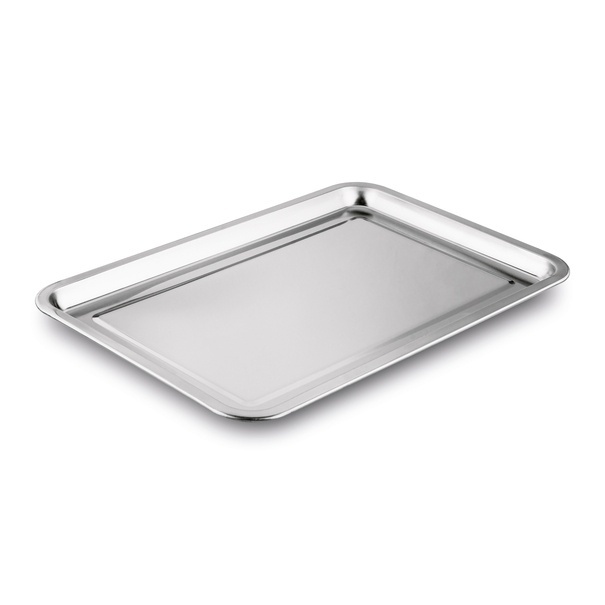 Taca metalowa nierdzewna Tadar 44,5 x 34,5 cm prostokątna