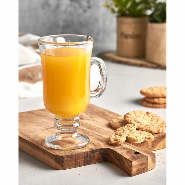 Zestaw 6 szklanek Tadar Irish 240 ml i 6 łyżeczek koktajlowych