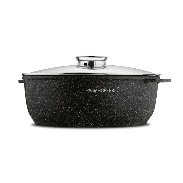 Brytfanna aluminiowa z aromatyzerem Konighoffer Pollo 8 l owalna