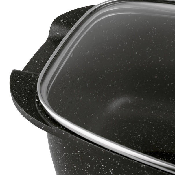 Brytfanna aluminiowa z aromatyzerem Konighoffer Pollo 5,5 l prostokątna