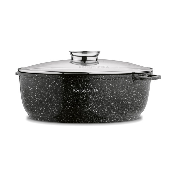 Brytfanna ceramiczna owalna Konighoffer Kingstone 8 l na indukcję
