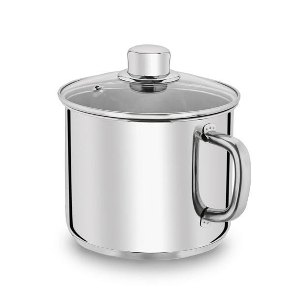 Garnek do mleka z pokrywką stalowy Tadar Bahama 2,7 l