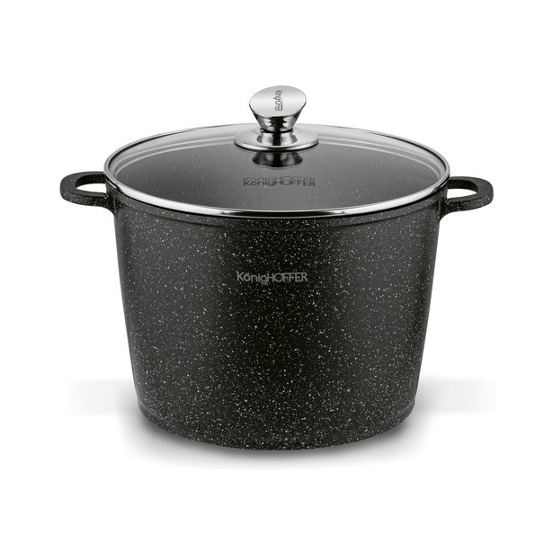 Garnek na indukcję wysoki Konighoffer Pollo 6 l i 2 nakładki