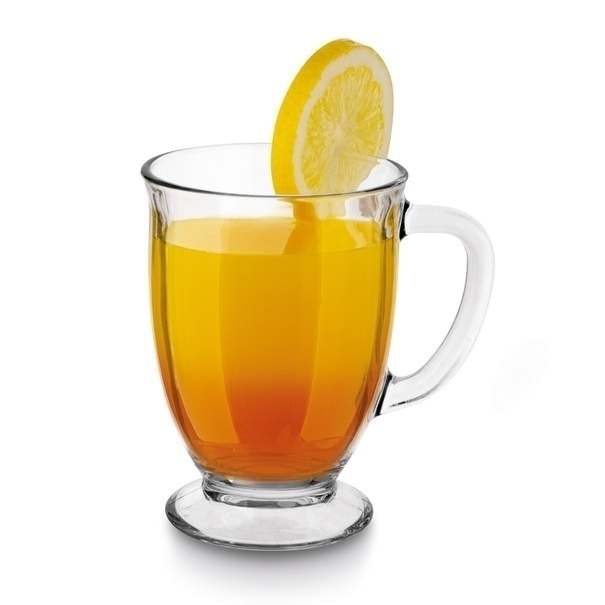 Kubki szklane Tadar Carlo 450 ml 6 sztuk i 6 zaparzaczy do herbaty