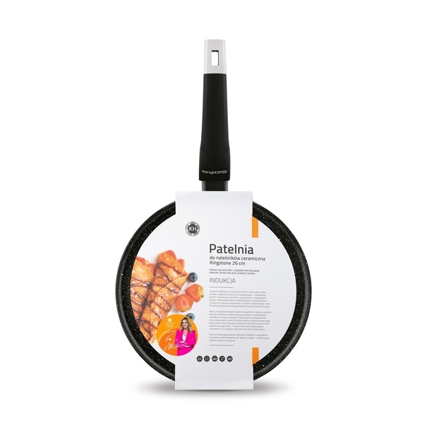 Patelnia do naleśnik&oacute;w ceramiczna Konighoffer Kingstone 26 cm na indukcję
