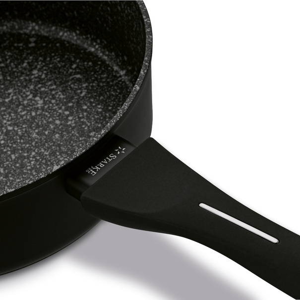 Patelnia indukcyjna głęboka non-stick z pokrywką Starke Pro Sesar 26 cm