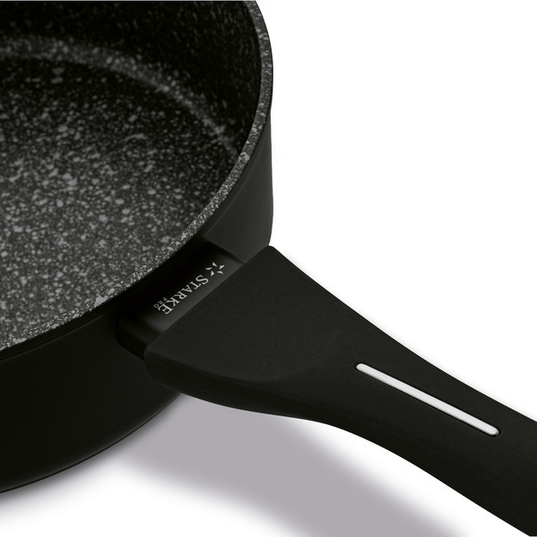 Patelnia indukcyjna głęboka non-stick z pokrywką Starke Pro Sesar 28 cm