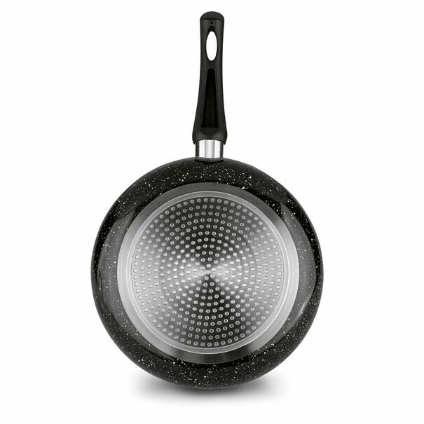 Patelnia marmurkowa non-stick z pokrywką głęboka Tadar Marmara 28 cm