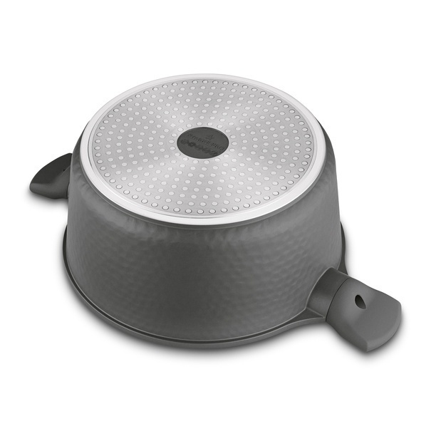Zestaw garnk&oacute;w na indukcję Starke Pro Texture Grey 10 element&oacute;w