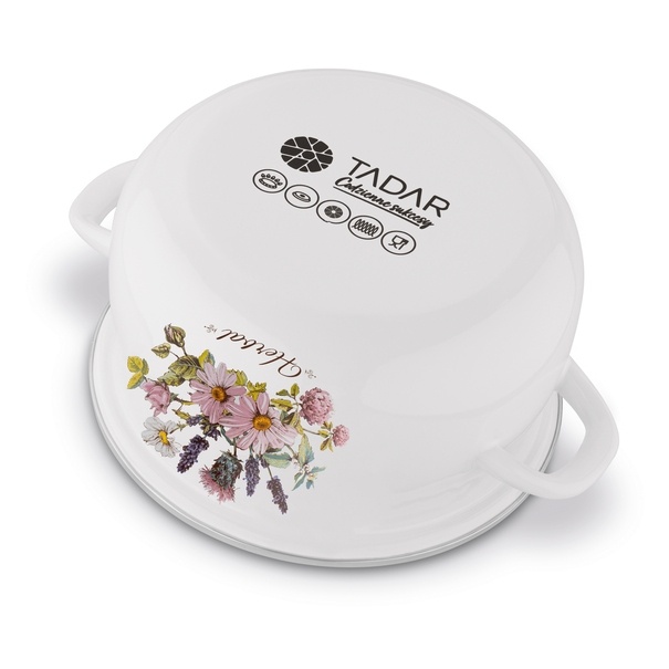 Komplet garnk&oacute;w emaliowanych Tadar Herbal 8 element&oacute;w