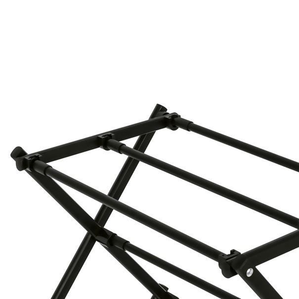 Suszarka na pranie pionowa teleskopowa Konighoffer Cortina 77.5 x 28 x 95 cm czarna