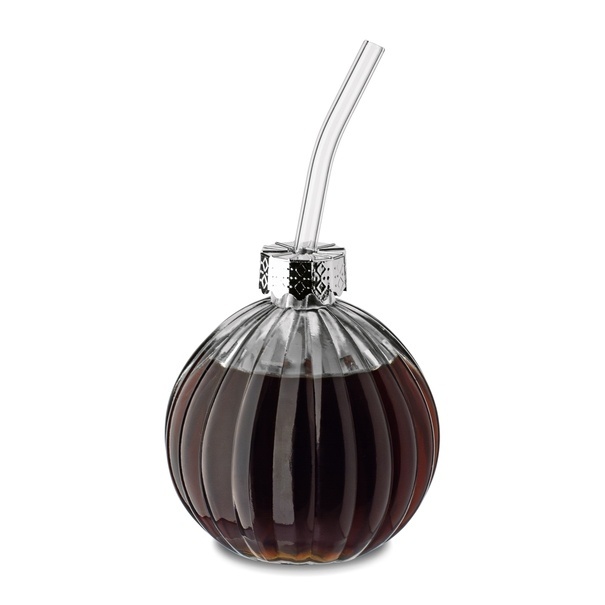 Szklanka ze słomką Tadar Bombka 400 ml