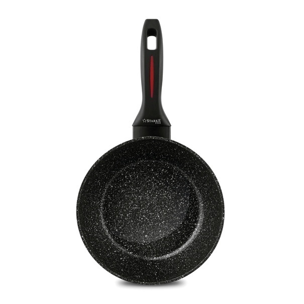 Zestaw 3 patelni ceramicznych głębokich Starke Pro Piccante 20 cm 24 cm 28 cm