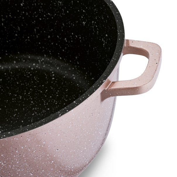 Zestaw garnk&oacute;w Konighoffer Pollo Rose Gold 8 element&oacute;w 2 nakładki i 2 podkładki