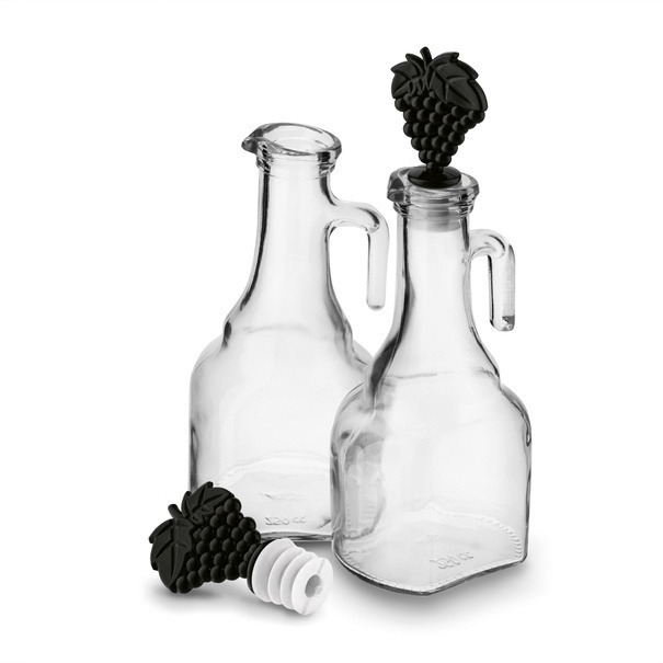 Butelki na oliwę szklane Sarina 250 ml 2 sztuki mix kolor&oacute;w