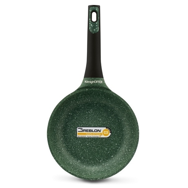 Patelnia granitowa na indukcję Konighoffer Green Husk 20 cm