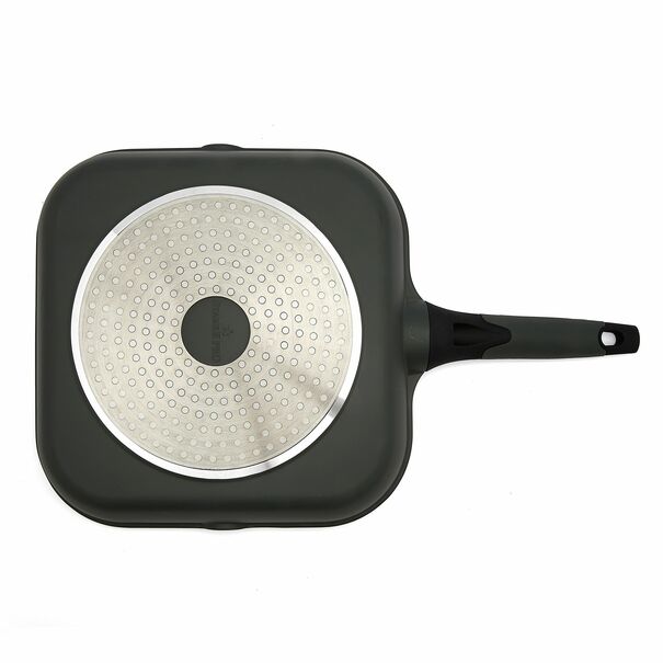 Patelnia grillowa marmurowa na indukcję Starke Pro Viridi 28 cm