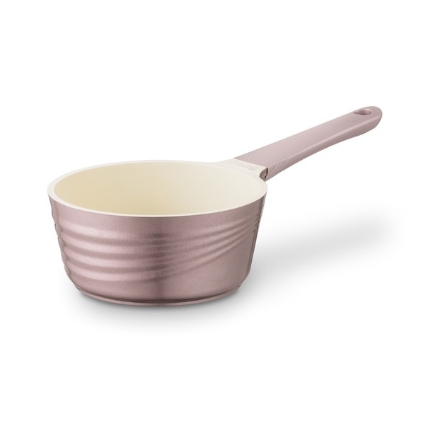 Zestaw garnk&oacute;w ceramicznych na indukcję Starke Pro Naturale Rose Gold 10 element&oacute;w