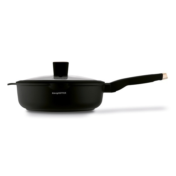 Zestaw garnk&oacute;w na indukcję Konighoffer Black Rose 10 element&oacute;w