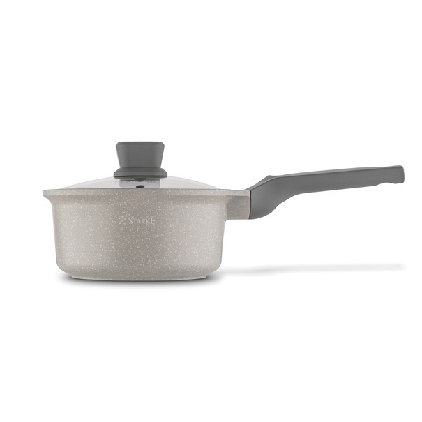 Zestaw garnk&oacute;w na indukcję Starke Pro Stoneware Marble 10 element&oacute;w