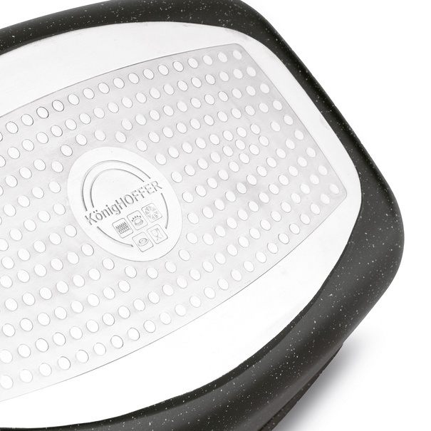 Brytfanna aluminiowa z aromatyzerem Konighoffer Pollo 5,5 l prostokątna