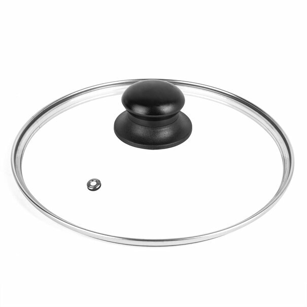 Patelnia granitowa głęboka KonigHOFFER Pescado z pokrywką 28 cm