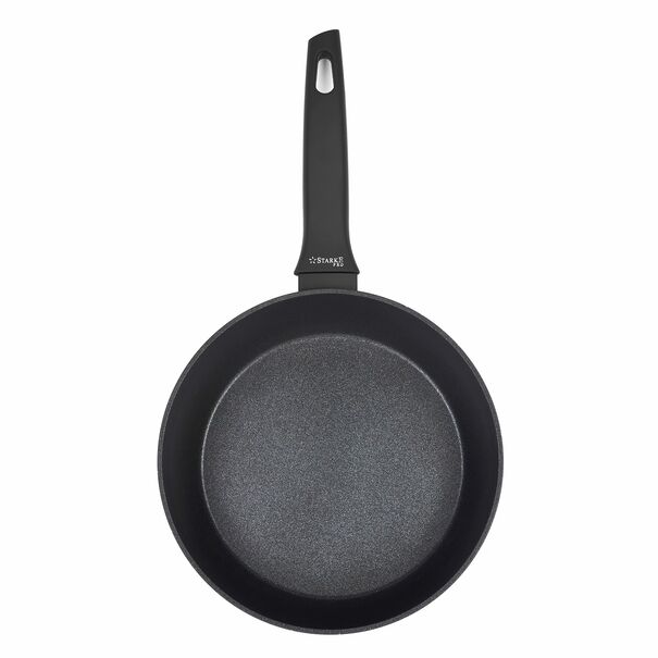 Patelnia na indukcję non-stick z pokrywką Starke Pro Sirius 24 cm głęboka
