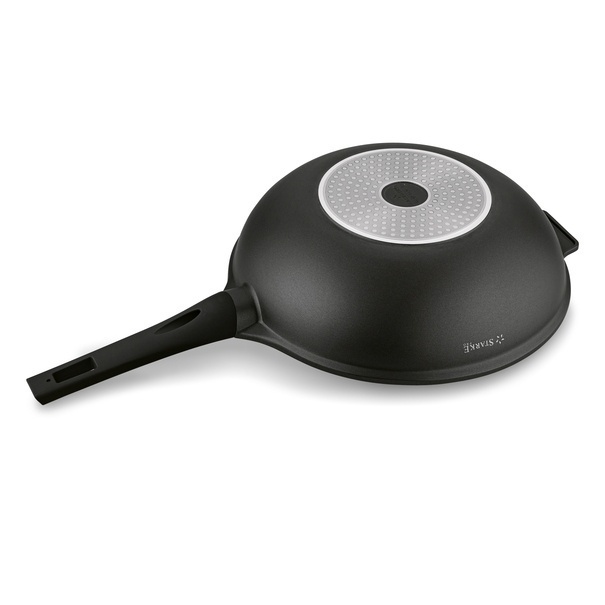 Patelnia WOK na indukcję z pokrywką Starke Pro Taylor Marble 32 cm
