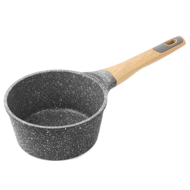 Zestaw garnk&oacute;w i patelni granitowych Starke Pro Ashen Granite 9 element&oacute;w i 5 miarek