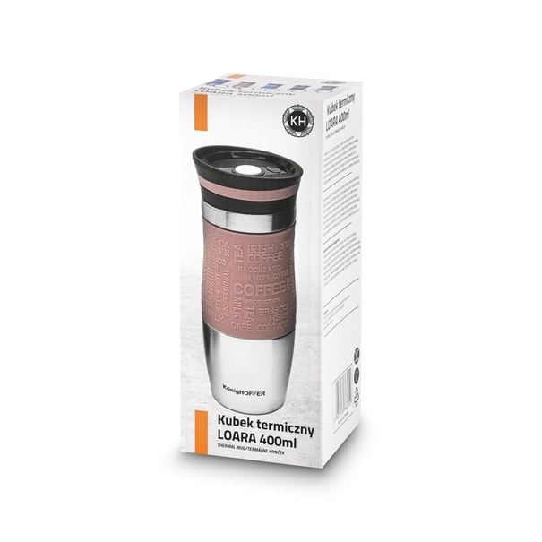 Kubek termiczny Konighoffer Loara 400 ml cappuccino