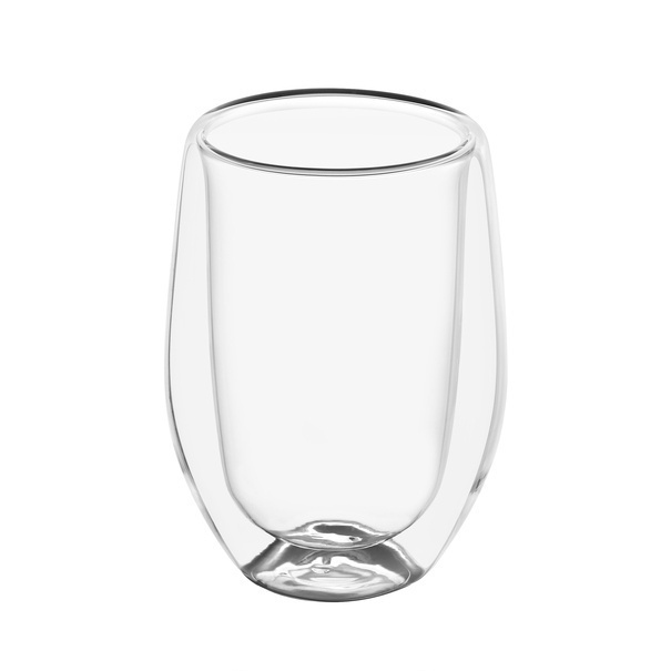 Szklanki termiczne do kawy Tadar Sublime 300 ml 6 szt. i 6 złotych łyżeczek koktajlowych